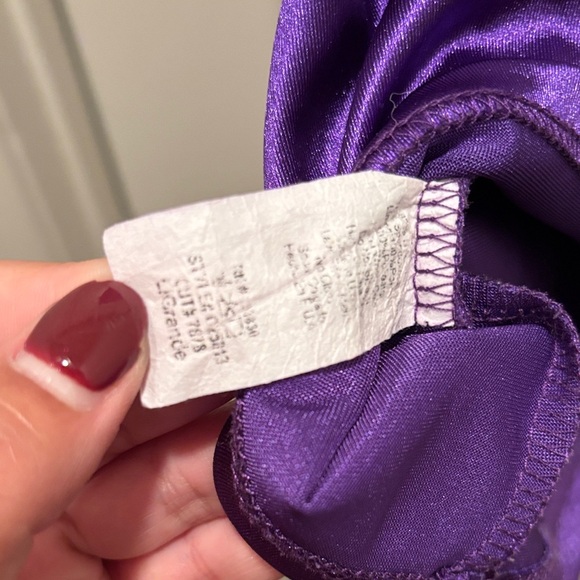 Fashion Nova Elegant Purple Mini Dress - Picture 4 of 6